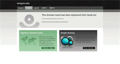 Desktop Screenshot of integrit.info